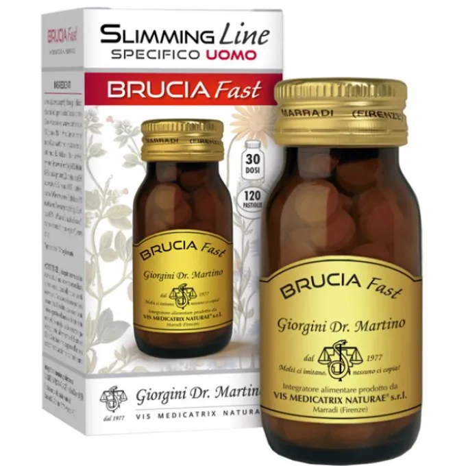 Brucia Fast Uomo 120 Pastiglie Controllo Della Fame E Del Metabolismo