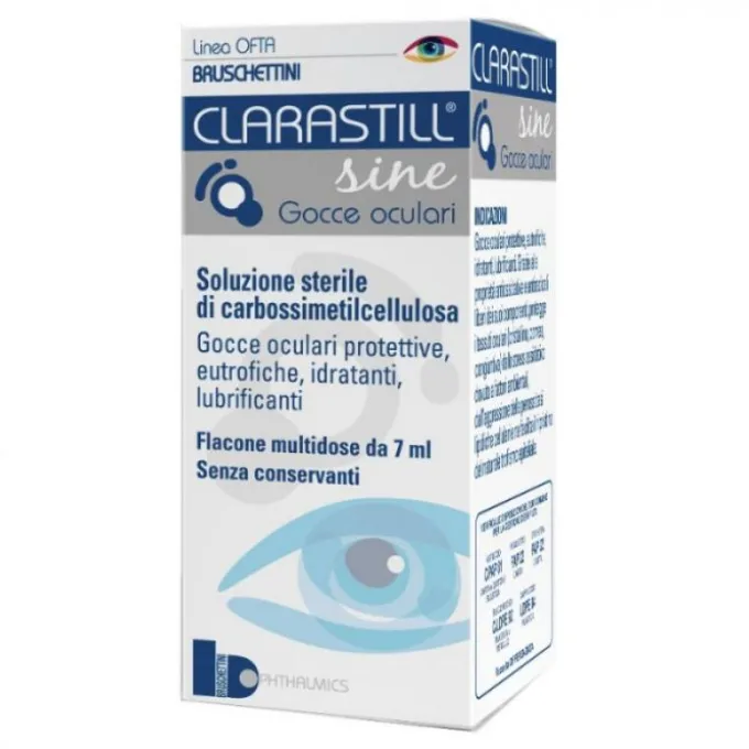Bruschettini Clarastill Sine Gocce Oculari 7 Ml Occhi Secchi