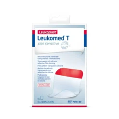 Bsn Medical Leukoplast Leukomed T Skin Sensitive Medicazione Trasparente 7,2 X 5Cm, 5 Pezzi