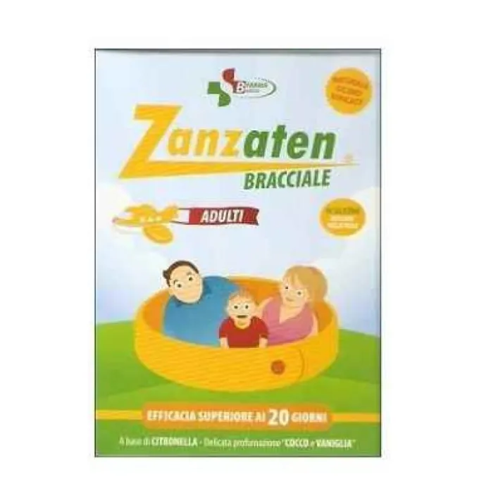 Budetta Farma Zanzaten Bracciale Antizanzare Adulti 1 Pezzi