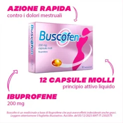 Buscofen 12Cps Molli 200Mg