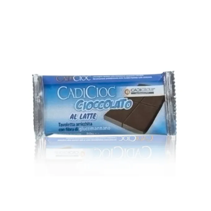 Cadicioc Barretta Di Cioccolato Al Latte Con Glucomannano 20 G Dolci E Merende