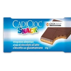 Cadicioc Snack Latte Biscotto E Cioccolato 1 Barretta Pasti Sostitutivi