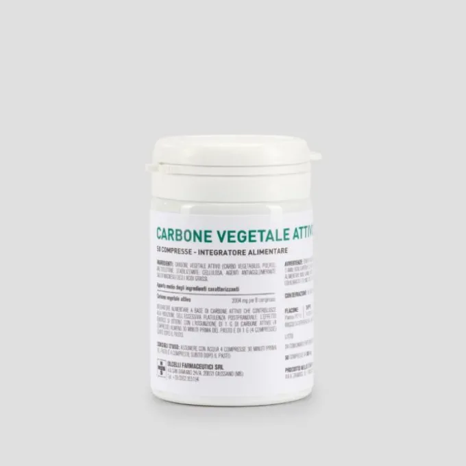 Carbone Vegetale Attivo 500Mg 50 Compresse