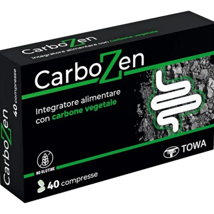 Carbozen 40 Compresse Senza Glutine Gonfiore