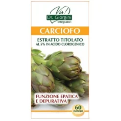 Carciofo Estratto Titolato 60 Pastiglie Omeopatia