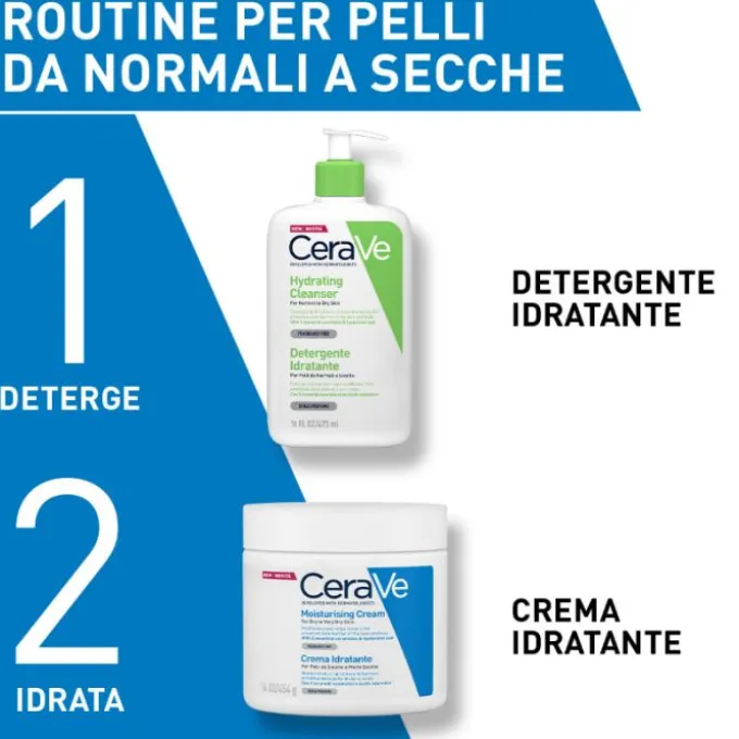 Cerave Crema Corpo Idratante Pelle Molto Secca 340 G Idratanti Viso Pelle Normale