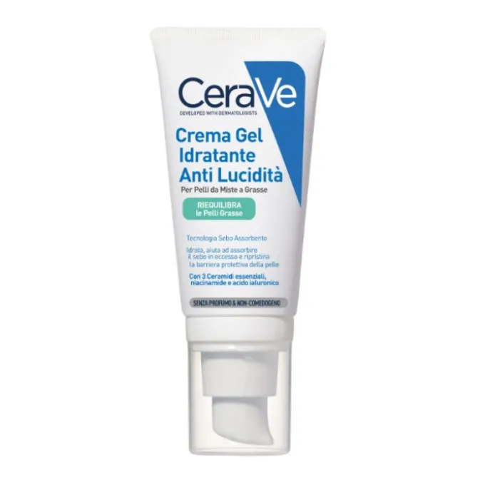 Cerave Crema Viso Idratante Anti-Lucidità Pelle Grassa E Mista 50Ml