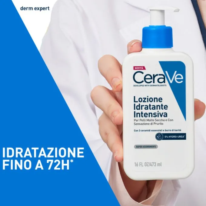 Cerave Lozione Idratante Intensiva Per Pelle Secca E Molto Secca Con Sensazione Di Prurito 473 Ml