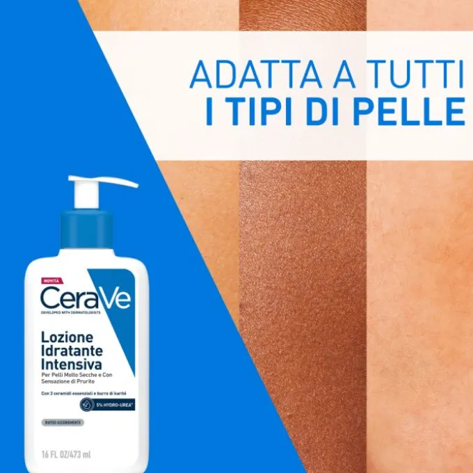 Cerave Lozione Idratante Intensiva Per Pelle Secca E Molto Secca Con Sensazione Di Prurito 473 Ml