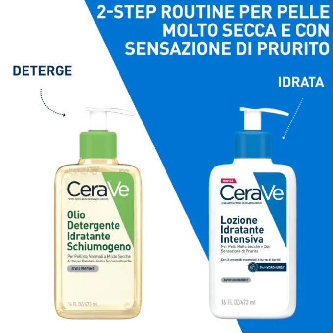 Cerave Lozione Idratante Intensiva Per Pelle Secca E Molto Secca Con Sensazione Di Prurito 473 Ml