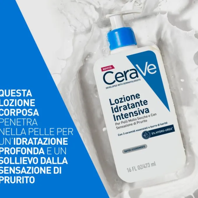 Cerave Lozione Idratante Intensiva Per Pelle Secca E Molto Secca Con Sensazione Di Prurito 473 Ml