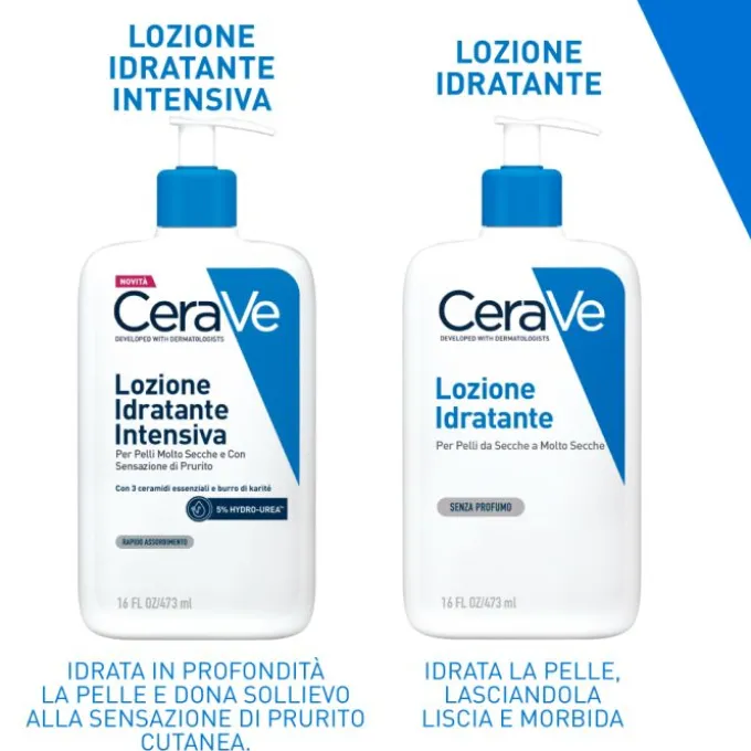 Cerave Lozione Idratante Intensiva Per Pelle Secca E Molto Secca Con Sensazione Di Prurito 473 Ml