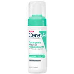 CERAVE MOUSSE DETERGENTE RIEQUILIBRANTE 148 ML 3 CERAMIDI ESSENZIALI, GLYCOLYSINE™, ALLANTOINA