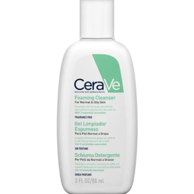 Cerave Schiuma Detergente Viso Pelle Grassa Seboregolatrice 88 Ml Detergenti Viso Pelle Normale