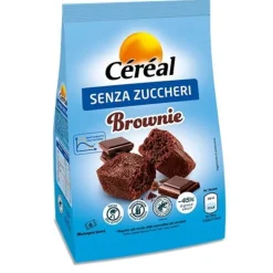 Cereal Brownie Senza Zucchero 6 Pezzi 25 G Naturalmente Senza Lattosio
