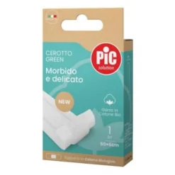 Cerotti Green Cotone Bio Striscia 50X6 Pic Solution