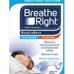 Cerotti Nasali Breathe Right Trasparenti 30 Pezzi