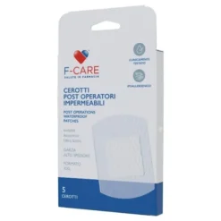 Cerotti Post Operatori Impermeabili F-Care 7,5X10 Cm 5 Pezzi