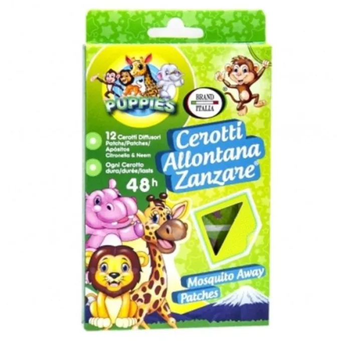 Cerotti Puppies Allontana Zanzare 12 Pezzi