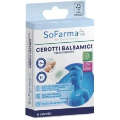 Cerotto Balsamico Fresco Respiro Sofarmapiu' 6 Pezzi