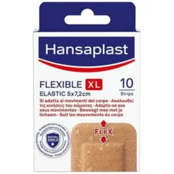 Cerotto Hansaplast Elastic Ginocchia&Gomiti 10 Pezzi