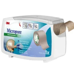 Cerotto In Carta Micropore Surgical Tape Tan M5X25Mm Dispenser Kinesio Tape