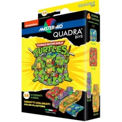 Cerotto Master-Aid Quadra Boys Ninja Turtles Assortiti 18 Pezzi