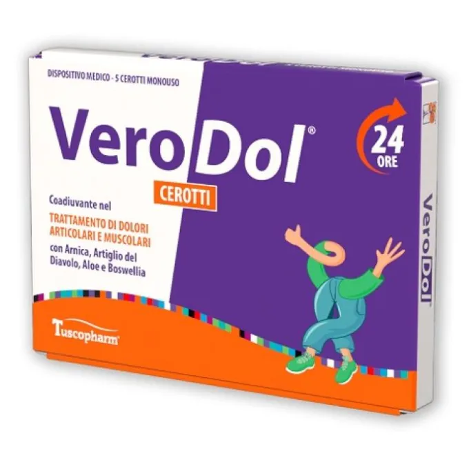 Cerotto Verodol Sollievo Dolore 5 Pezzi Cerotti
