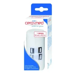 Ceroxmed Benda Elastica Con Fermabenda Cm 10X4,5 M Bende Elastiche Compressive