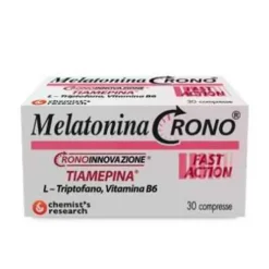 Chemist Research Melatonina Crono 1 Mg Con Tiamepina 30 Compresse