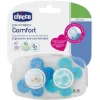 Chicco (Artsana Spa) Chicco Succhietto Comfort Boy In Silicone 6-16 Mesi 2 Pezzi