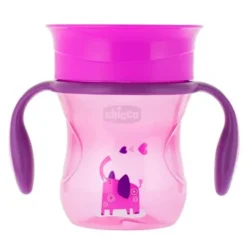 Chicco (Artsana Spa) Chicco Tazza Perfect360 Rosa 12 Mesi Stoviglie