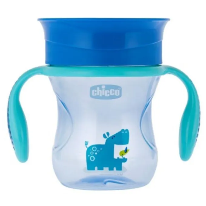 Chicco (Artsana Spa) Chicco Tazza Perfect 360 Azzurra 12 Mesi Stoviglie