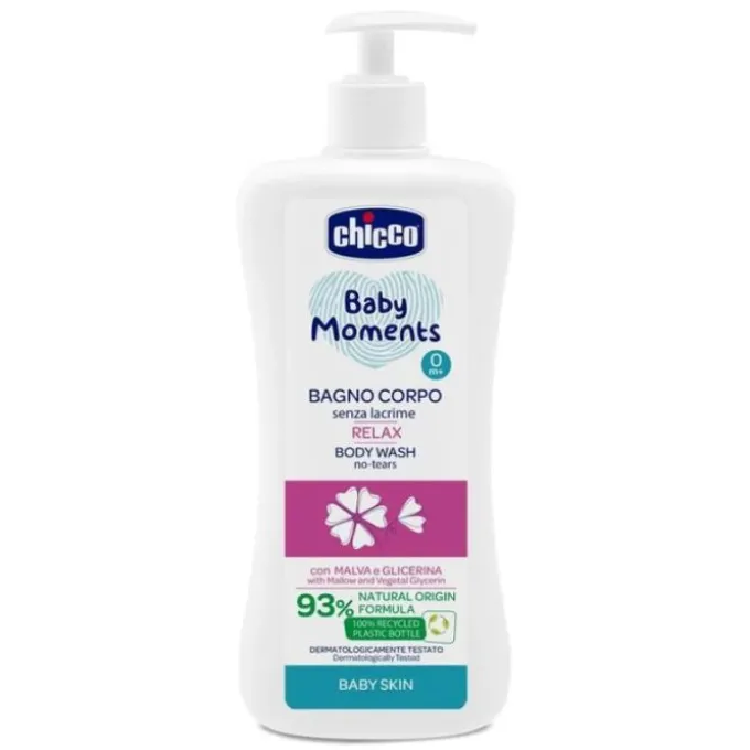 Chicco Baby Moments Bagno Corpo Senza Lacrime Relax 500 Ml Detergenti