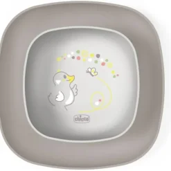 CHICCO CIOTOLA E PIATTO PIANO GRIGIO 12M+ - SET PAPPA PER BAMBINI