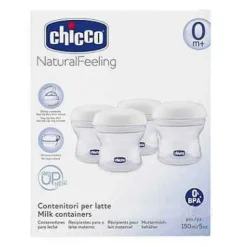 Chicco Contenitore Latte Step Up 4 Pezzi