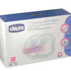 Chicco Coppette Assorbilatte Antibatteriche 60 Dischetti