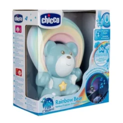 Chicco Gioco Orsetto Proiettore Arcobaleno Azzurro 1 Pezzo Giochi Bimbo