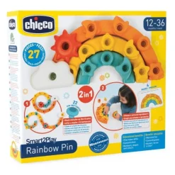 CHICCO GIOCO SMART2PLAY ARCOBALENO 2IN1 - GIOCO EDUCATIVO PRIMA INFANZIA