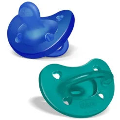 Chicco Gommotto Silicone Azzurro 16-36 Mesi 2 Pezzi