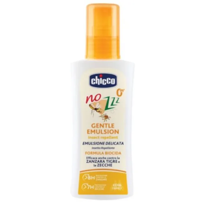 Chicco Nozzz Emulsione Delicata Insetto Repellente Antizanzare Neonati E Bambini 100 Ml