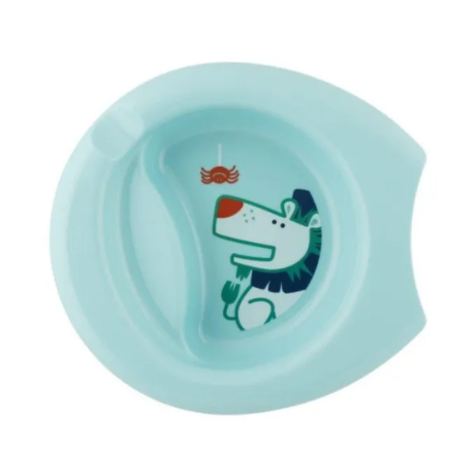 Chicco Piatto Pappa Facile 6M+ Colore Blu