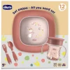 CHICCO SET PAPPA 12M+ ROSA - SET SVEZZAMENTO PER L'INFANZIA