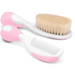 Chicco Spazzolino E Pettine Naturale Rosa Pettini/Spazzole