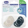 Chicco Succhietti Air Blu Silicone 6-16 Mesi 2 Pezzi