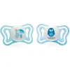 Chicco Succhietto Light Boy Silicone 2-6 Mesi 2 Pezzi Succhietti Scudo Rigido