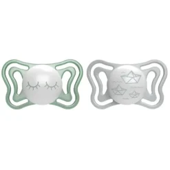 Chicco Succhietto Light Lumi Silicone 16-36M 2 Pezzi