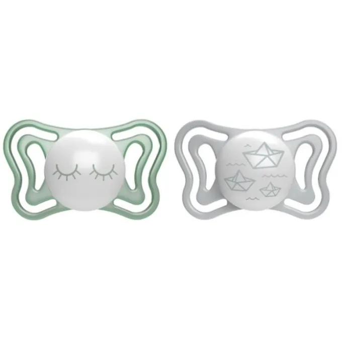Chicco Succhietto Light Lumi Silicone 16-36M 2 Pezzi