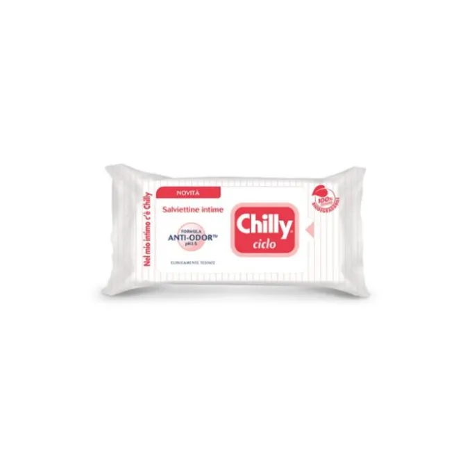 Chilly Ciclo Salviettine Con Formula Antiodore 12 Salviette